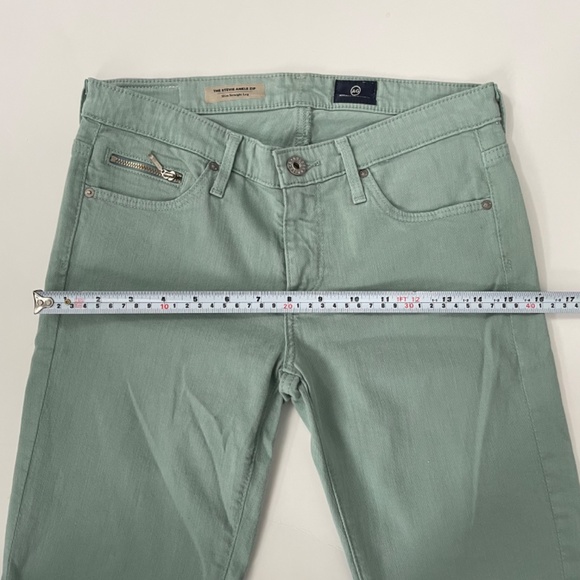 AG Adriano Goldschmied The Stevie Ankle Zip Slim Straight Leg Size 26R - Picture 11 of 13